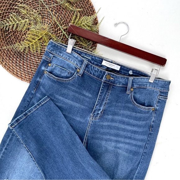 Liverpool Denim - Liverpool Womens Jeans Blue Denim Marley Girlfriend Stretch Size 16